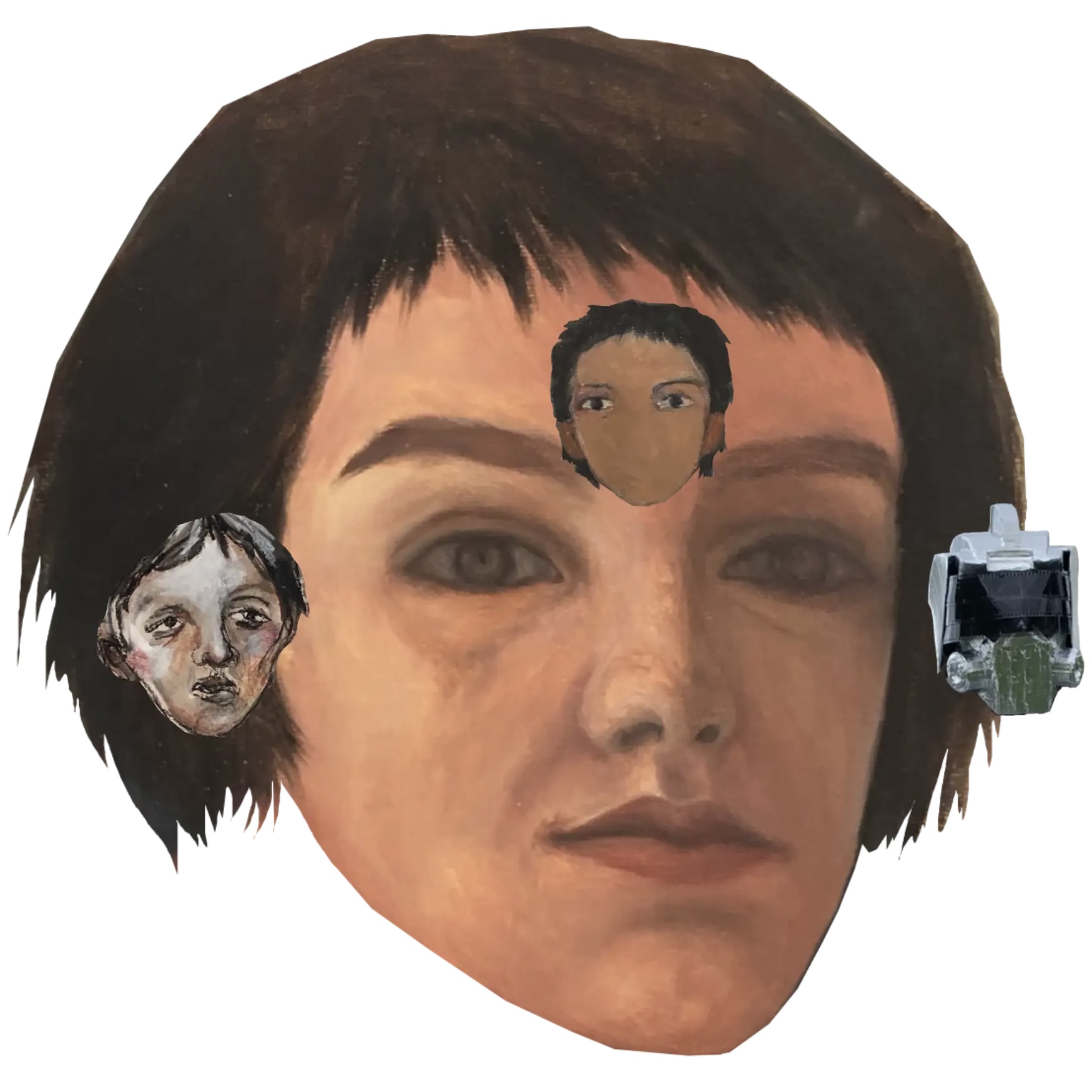 Portrait heads of Nina Hofstetter