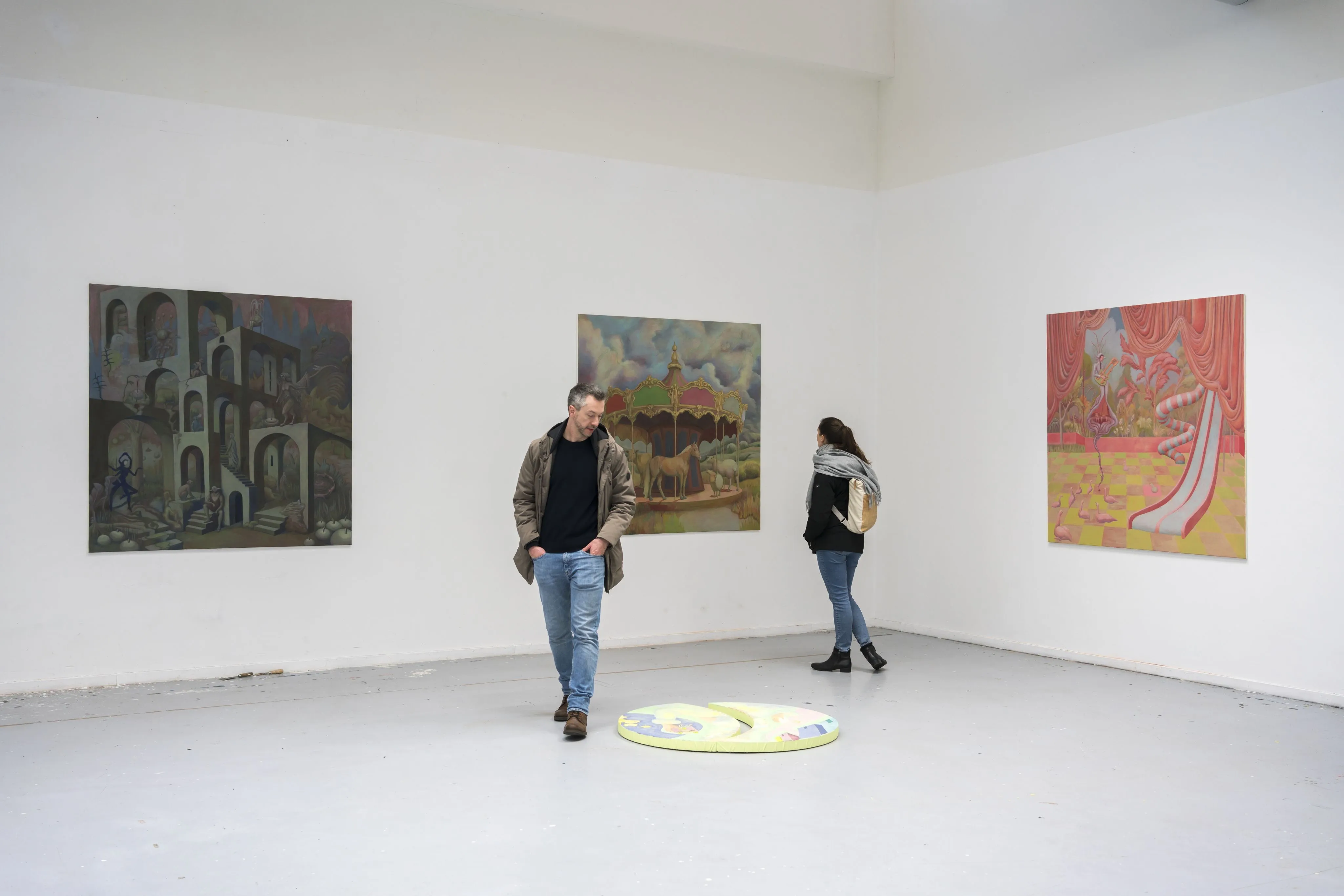 Diploma exhibition 2026, contemporary oil painting by Nina Hofstetter